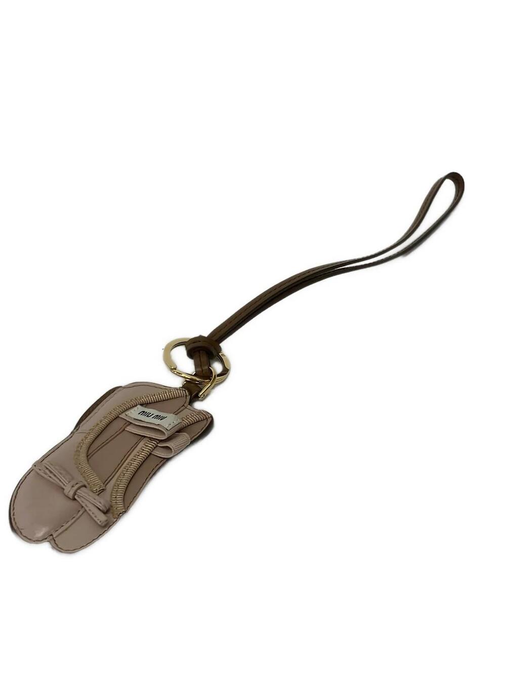 Miumiu Miu Ballet Leather Key Ring #372092M50B